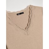 Sinsay Rebrasta bluza s čipkastim izrezom | shoptok.hr