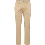 Tommy Jeans Chino hlače bež / mornarska / rdeča / bela