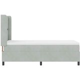  Krevet s opruga kutije Svijetlo siva 80 x 200 cm Baršun | shoptok.hr