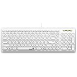 Genius Slimstar Q200 USB YU bela tastatura | Eponuda.com
