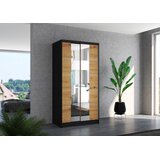 ADRK GARDEROBNA OMARA KSAWER 100 CM (VEČ BARV)-Črna/artisan | Shoptok.si