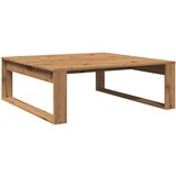 Maison Chic Klubska mizica - kavna mizica - Nizka mizica artisan hrast 100x100x35 cm inženirski les, (21753730) | Shoptok.si