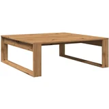 MAISON CHIC Klubska mizica - kavna mizica - Nizka mizica artisan hrast 100x100x35 cm inženirski les, (21753730)