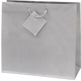  Vrečka darilna plastificirana mat srebrna horizontal PROMOCIJA | Shoptok.si