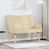  Kauč za dvoje Krema 115 x 61 x 87 cm tkanina | shoptok.hr