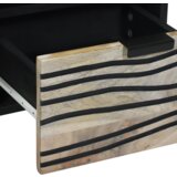 vidaXL Omare in policami za shranjevanje medijev Bela in črna | Shoptok.si