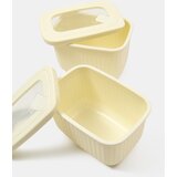 Sinsay Rebraste posude za hranu s prozirnim poklopcima 2 pack | shoptok.hr