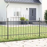  Vrtna Ograda 2 pcs Siva 170 x 140 cm Čelik s prahom premazan | shoptok.hr
