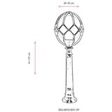 Opviq Vanjska lampa BSU-68155-BSY-OP, 110 cm, Podna, IP65, ABS, E27, 60W, Crna | Eponuda.ba