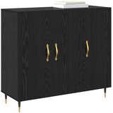  Kreveta Crni hrast 90 x 34 x 80 cm Konstruirano drvo | shoptok.hr