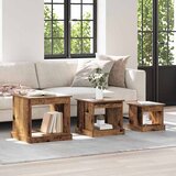  Kava Stol 3 pcs Staro drvo Konstruirano drvo | shoptok.hr