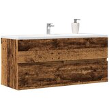 vidaXL Omarica za umivalnik starinski les 100x38,5x45 cm inž. les Cene