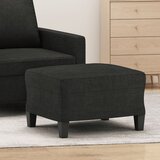 vidaXL Stolček za noge črn 60x50x41 cm blago Cene