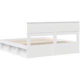  Krevetna konstrukcija Bijelo 200 x 200 cm Čvrsto borovo drvo | shoptok.hr
