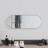 vidaXL Zidno ogledalo srebrno 50x20 cm ovalno cijene