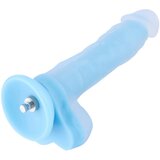 HiSmith HSA80 silicone glowing realistic dildo kliclok 9.65" blue Cene
