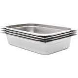  Posude Gastronorm 4 kom GN 1/1 100 mm od nehrđajućeg čelika | shoptok.hr