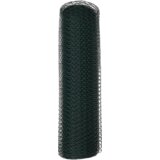 vidaXL Heksagonalna Ograda Zelena 0.4x10 m Čelik | shoptok.hr