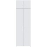 Ormarić za pohranu bijeli 70 x 42,5 x 225 cm konstruirano drvo | shoptok.hr