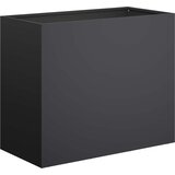  Vrtna saksija 2 kom. Crna 60 x 30 x 50 cm Čelična vrata | shoptok.hr