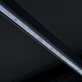  Ročno zložljiva z led lučmi 300x250 cm antracitna | Shoptok.si