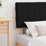  Posteljni okvir z oblazinjenim vzglavjem Črna 75 x 190 cm, (5000101671) | Shoptok.si