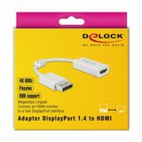 Delock adapter DisplayPort 1.4-HDMI HDR aktivni 4K 60Hz bel 63936 | Shoptok.si