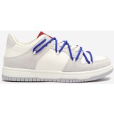 Resti White-gray women's sports sneakers with navy blue laces Olierinc - Footwear | shoptok.hr