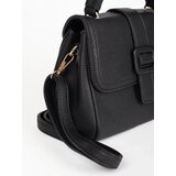 Shelvt Black small handbag with gold elements | Shoptok.si