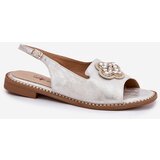 S. BARSKI Ladies Sandals On Flat Heel With Decorative Detail S.Barski | Shoptok.si
