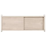 Venture Home zidna polica s ormarićem Paris 35 &amp;times; 48 &amp;times; 122 cm, izbijeljena (whitewash) Slike