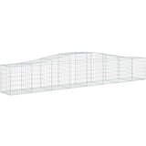  Lučne gabionske košare 20 kom 400x50x60/80 cm pocinčano željezo | shoptok.hr