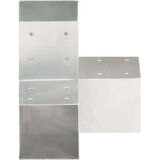 vidaXL Spojnik za steber Y oblike pocinkana kovina 91x91 mm | Shoptok.si