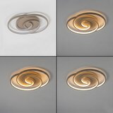 Brilagi LED prigu&amp;scaron;iva plafonska svetiljka VELO LED/70W/230V 38x47,8 cm bež + daljinski upravljač Slike
