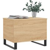 vidaXL Stolić za kavu boja hrasta 60 x 44 5 x 45 cm konstruirano drvo | shoptok.hr
