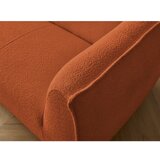 Bobochic Paris Oranžna sedežna garnitura iz tkanine bouclé 242 cm Giorgia – | Shoptok.si