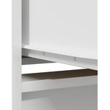 Ormarić s ladicom bijeli 55,5x34x119,5 cm izrađeno drvo | shoptok.hr