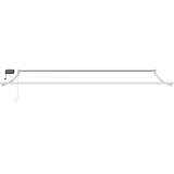 Ručna zlačivna tenda s LED diodama Bež i Bijela 4 x 2 m | shoptok.hr
