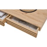 Livetastic klubska miza, črna, hrast artisan | Shoptok.si
