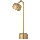 Bloomingville LED zatemnitvena namizna svetilka v zlati barvi s kovinskim senčilom (višina 35,5 cm) Niko – | Shoptok.si