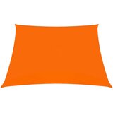 vidaXL Senčno jadro oksford blago kvadratno 4,5x4,5 m oranžno, (20965263) | Shoptok.si