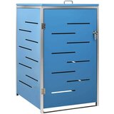 vidaXL Spremište za kantu za smeće 69 x 77,5 x 115 cm nehrđajući čelik | shoptok.hr