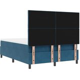  Krevet s opruga kutije Tamno plava 200 x 160 cm Baršun | shoptok.hr