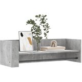  Zidna polica siva boja betona 100x35x30,5 cm konstruirano drvo | shoptok.hr