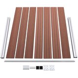  Set panela za ogradu WPC 353 x 146 cm smeđi | shoptok.hr