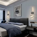Toolight Moderan Zidni Luster LED LHJ061-W Crni | shoptok.hr