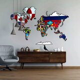 Interaktivna mapa sveta 190x130 cm | ePonuda.com