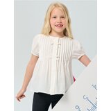 Sinsay Bluza s plisiranim prednjim dijelom i mašnama | shoptok.hr