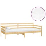 Dnevna postelja z vzmetnico 90x200 cm trdna borovina, (20644931) | Shoptok.si