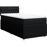  Box spring krevet s madracem crni 90x190 cm od tkanine | shoptok.hr